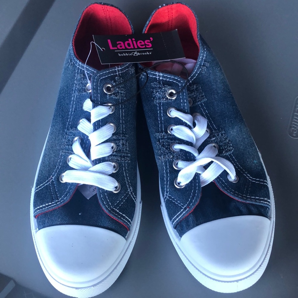 Ladies Bobbie Brooks Denim Sneakers